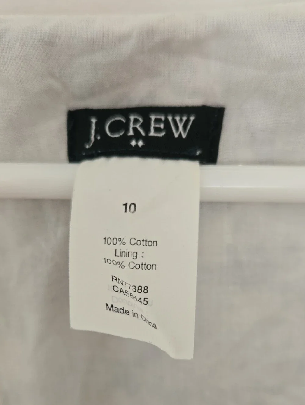 J. Crew Sleeveless Paisley 100% Cotton dress with tie detail classic size 10 - Picture 2 of 7